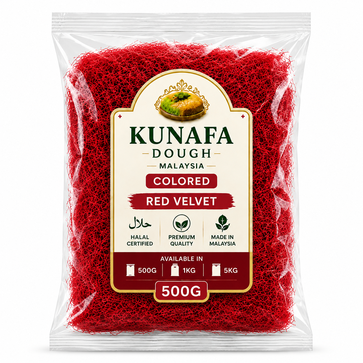 Colored Kunafa Dough Malaysia | Premium & Halal | Wholesale