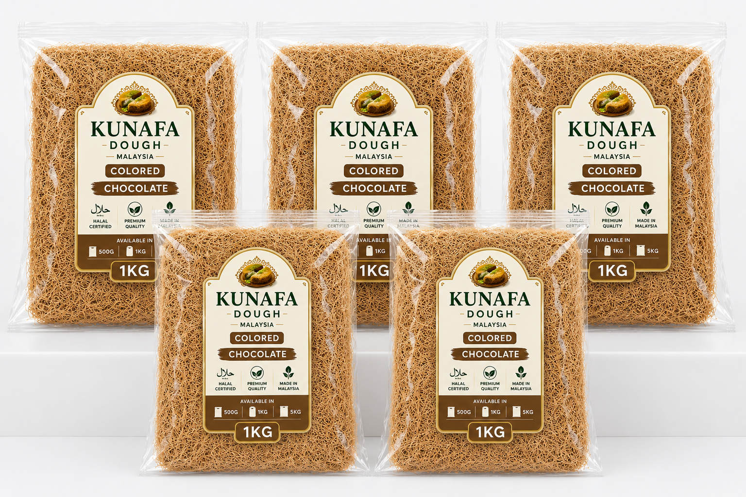 Colored Kunafa Dough Malaysia | Premium & Halal | Wholesale