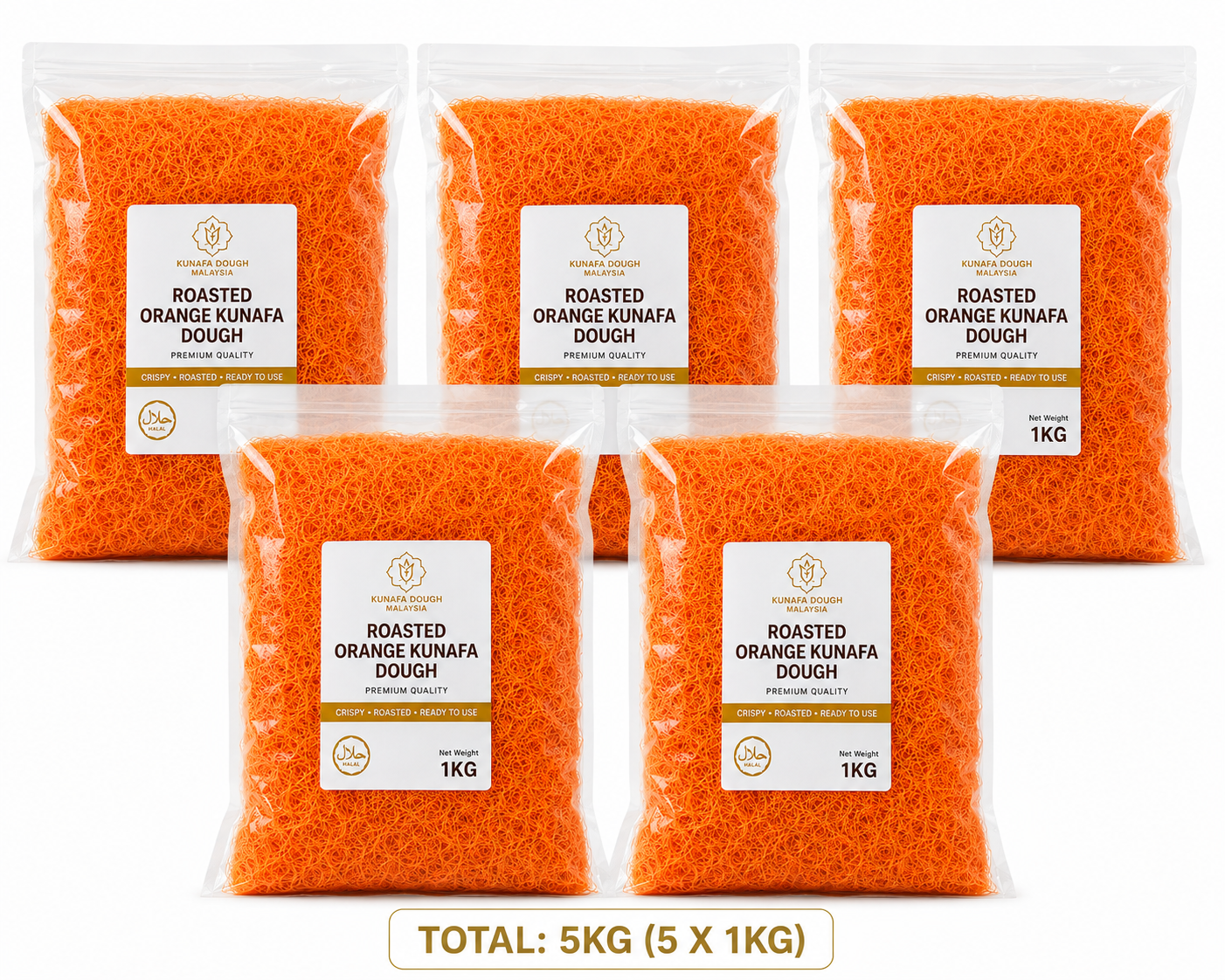 Buy Roasted Kunafa Dough Malaysia | Crispy, Halal & Premium
