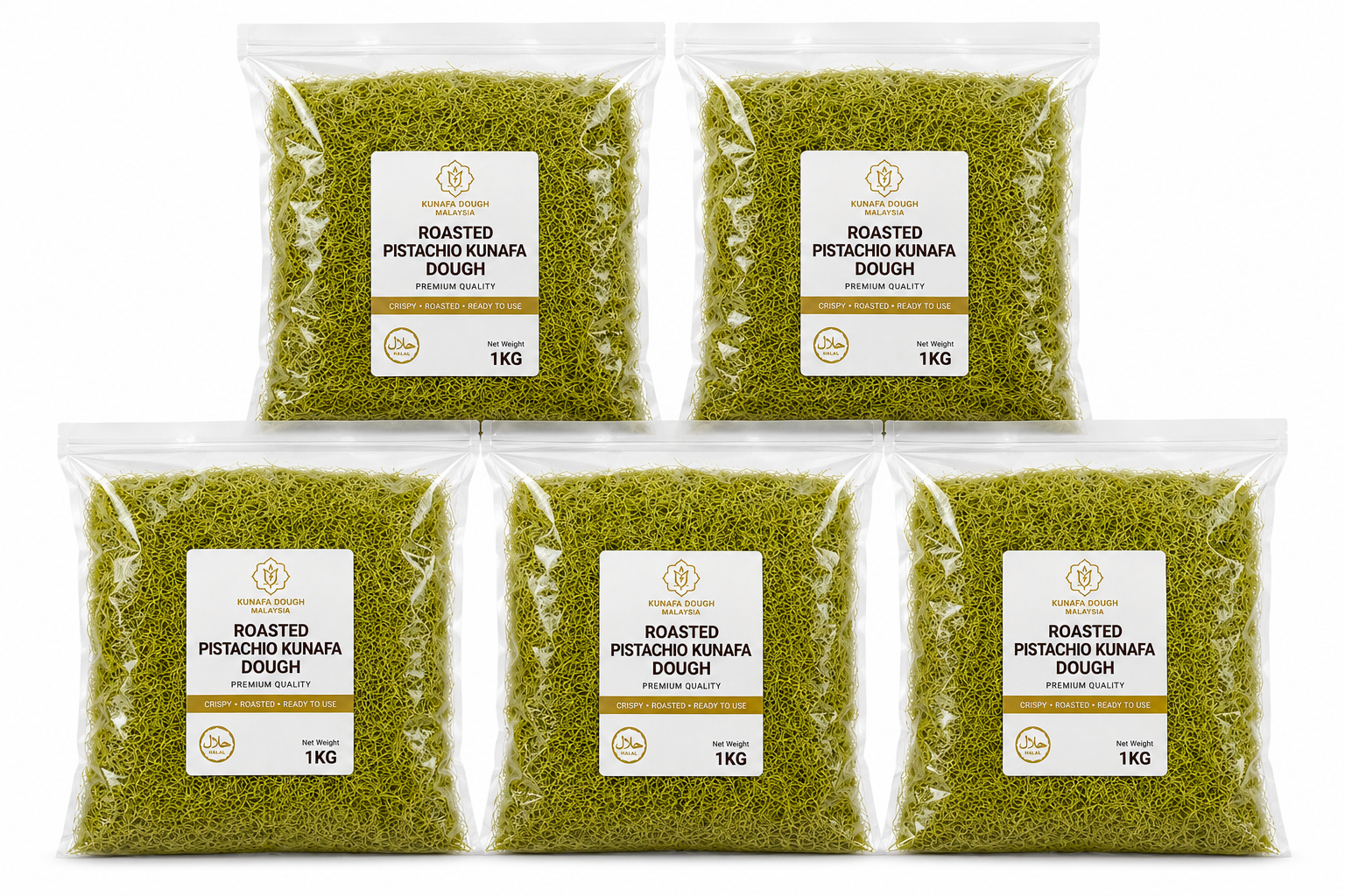 Buy Roasted Kunafa Dough Malaysia | Crispy, Halal & Premium