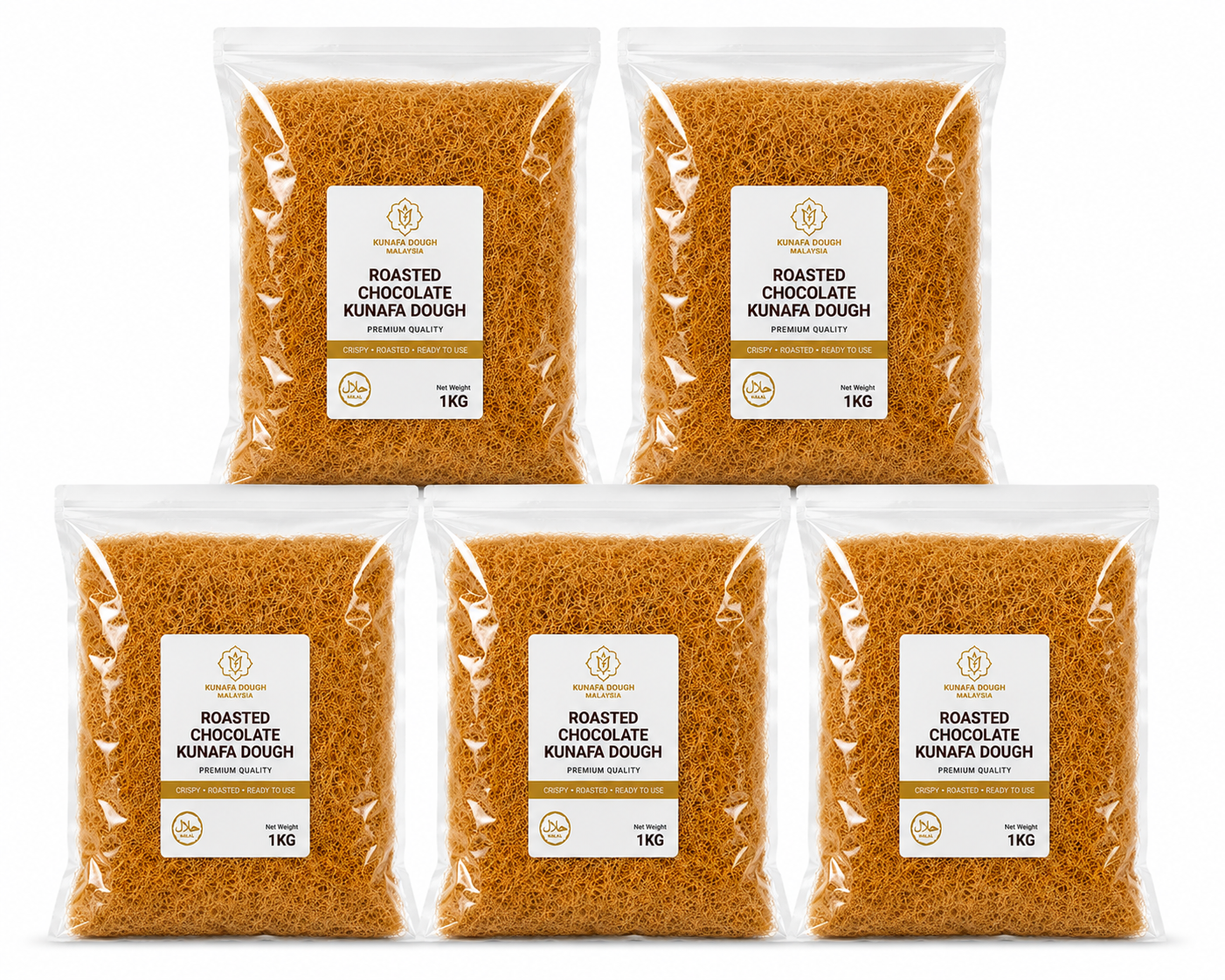 Buy Roasted Kunafa Dough Malaysia | Crispy, Halal & Premium